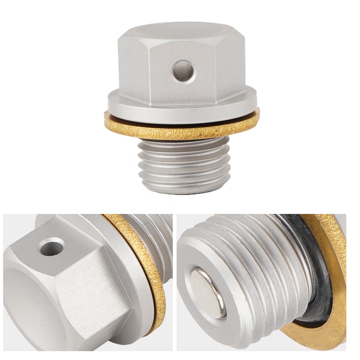 CNC Magnetic Oil Drain Plug For Suzuki Quadsport Z250 Z400 LTZ250