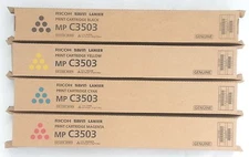 Genuine Ricoh Savin Lanier Toner SET  MPC3503  841813 841814 841815 841816