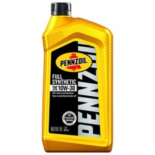 Pennzoil Full Synthetic SAE 10W-30 Motor Oil ...