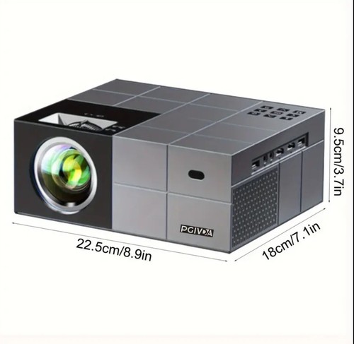 Wireless projector HD 1080P 12000 Lumens Mobile And Home Theater To 300” Screen - Picture 2 of 14