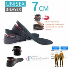Adjustable invisible inner heightening deodorant shock absorption sports insole