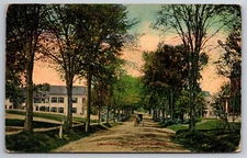 Chadwick Street Horse & Carriage Haverhill Mass C1910's Postcard P20