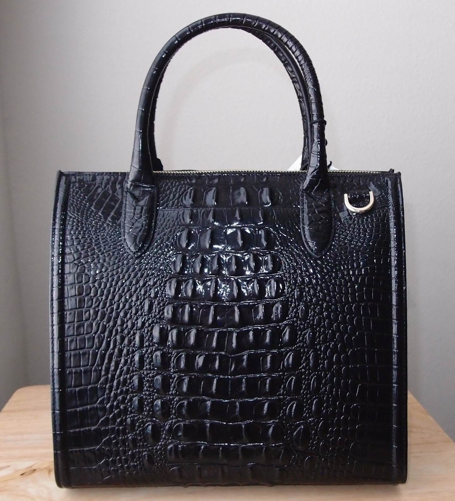 Brahmin CAROLINE SATCHEL COGNAC RIVERVIEW Purse Handbag Tote ❤️RARE❤️ Orig $515 image 7