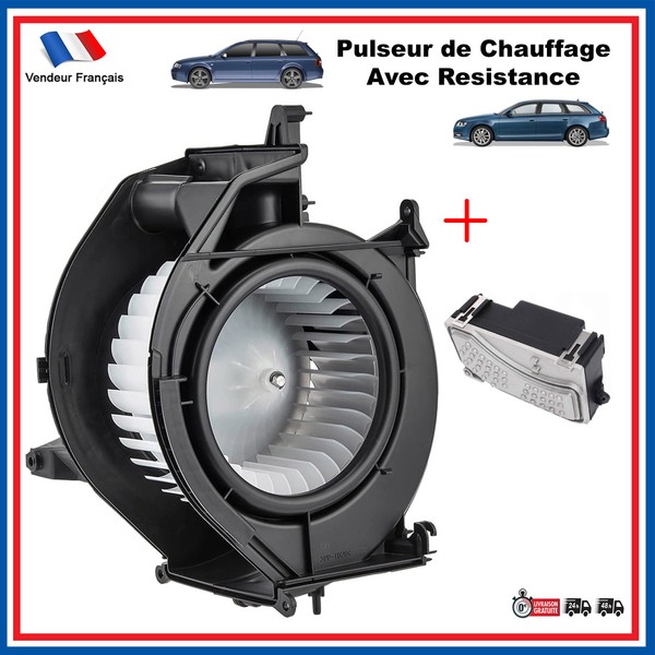 Elektromotor Mit Widerstand FüR Heizung Nuckel Audi A6 C6 4FH 4F2 4F5-image