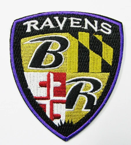 LOT OF (1) NFL BALTIMORE RAVENS EMBROIDERED CREST PATCH ITEM # 32