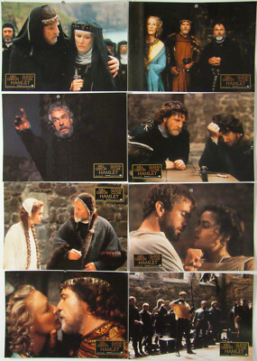 Hamlet MEL GIBSON, GLENN CLOSE Kino Aushangfotos LOBBY CARDS (16x A4)