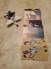 Vtg 1987 Lego 6808 GALAXY TREKKOR Complete Manual Swing-Wing Sky Bike