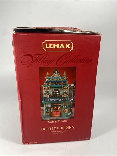 Lemax The Murray Theater Lighted Building Village Collection 2006 No. 6544CV - Picture 2 of 4
