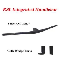 750mm 13°  RSL Integrated Handlebar MTB Bicycle Cockpit Carbon Handlebar 70-90mm