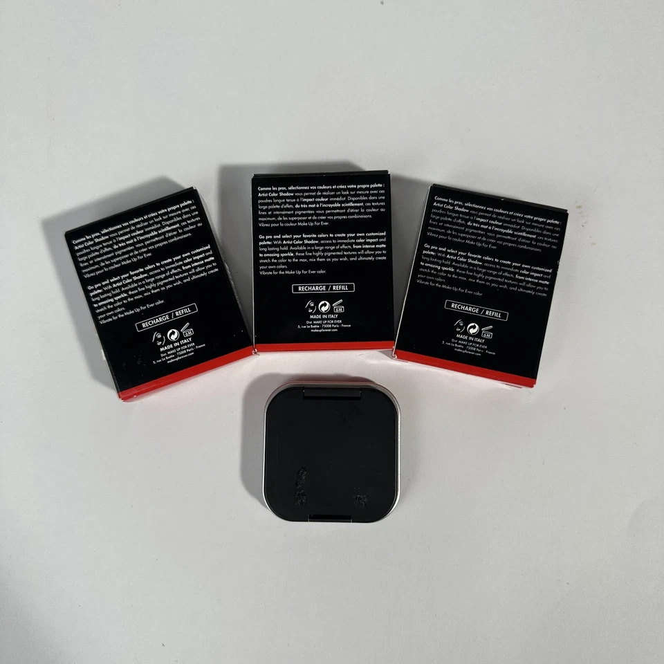 Make Up For Ever Artist High Impact Pressed Powder Eye Shadows Refills 4 Pc. NEW - Image 2 of 4