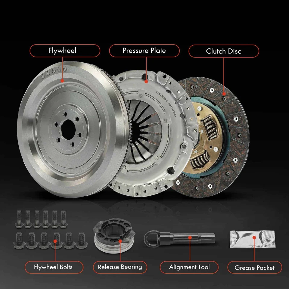 Kit de embrague de transmisión para Audi TT 2000-2006 Volkswagen Beetle 98-06 Golf Jetta Foto 3 de 4