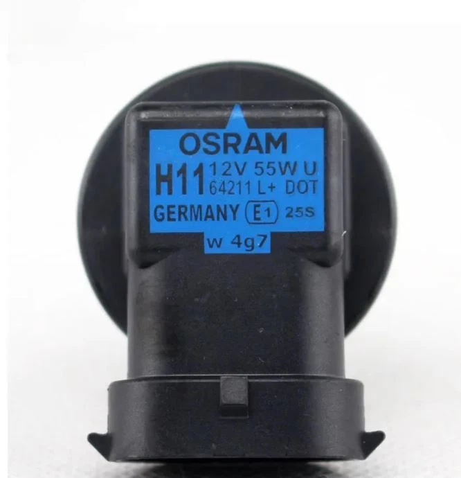 6 x Osram 12v H11 55w Halogen Clear Globes 3200k original 64211 (6pcs) - image 3 of 4