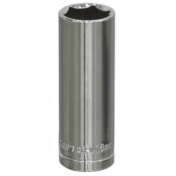 "Walldrive® Stecknuss 16Mm Tief 3/8\" Vierkantantrieb | S0594 Sealey Neu"-image