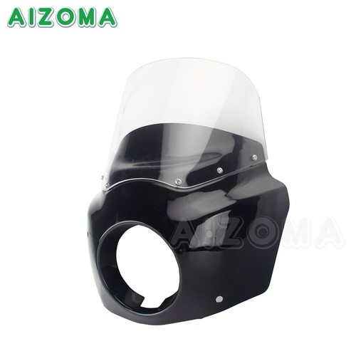 Headlight Fairing Windshield & Bracket For Harley Softail Low Rider FXLR 2018-20 - Foto 4 di 8