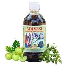 ADIVASI BHRINGRAJ HERBALS Hair Oil, 250ml 100 Natural