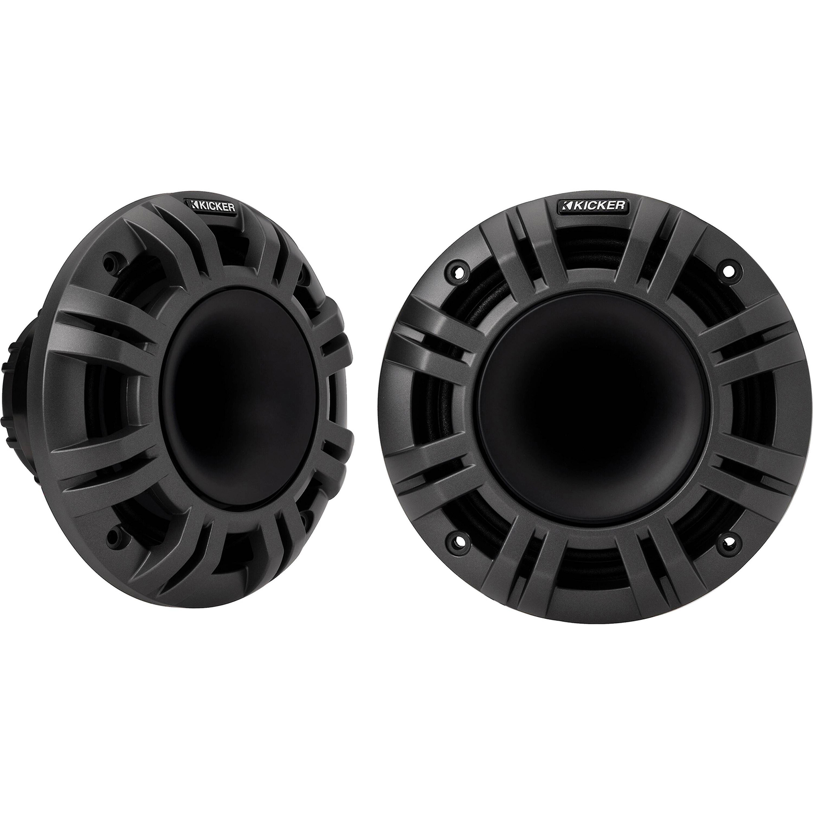 4 Колонки для вейкборда KICKER 48KMXL654 300 Вт 65 мм белые с подсветкой KMXL65