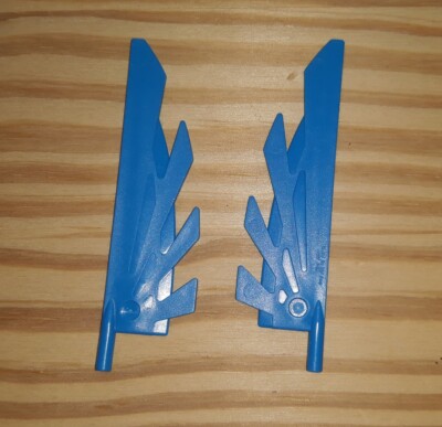 Lego - 2x Chima Wing Wing Wing 9L Stylezed Feathers azurblau/dark azure 11091