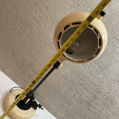 Vintage 1970s Park Sherman Tan Adjustable Portable Desk Lamp