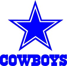 Dallas Cowboys Die Cut Vinyl Decal Sticker Dallas Cowboys Die Cut Vinyl Decal Sticker