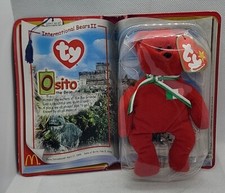 Osito the Bear McDonalds TY International Bears II Teenie Beanie Baby 2000 NIP