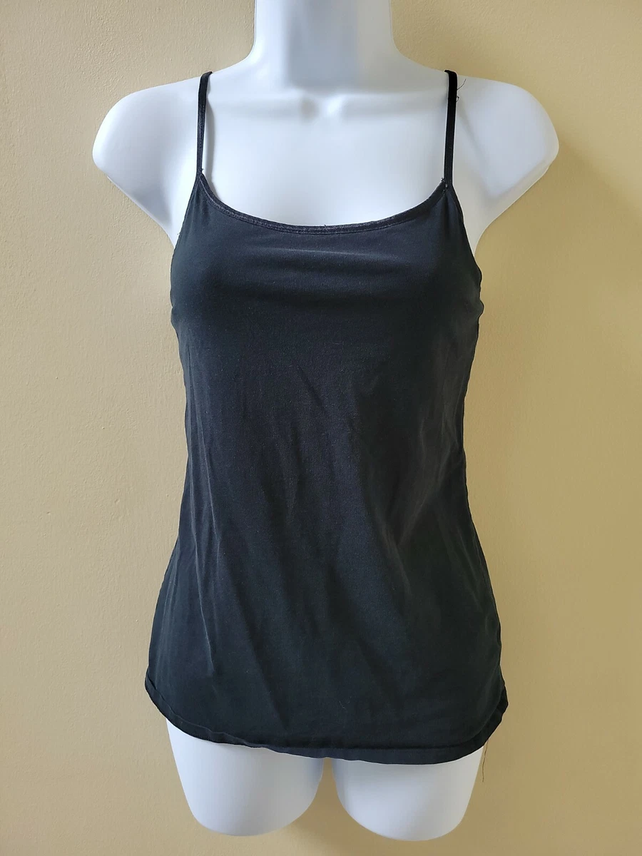 Mossimo Supply Co Black Tank Top Size M Spaghetti Strap Cotton Soft