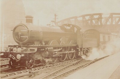 Old postcard train / locomotive / photo card / photograph POUTEAU / RAILWAY / STATION
