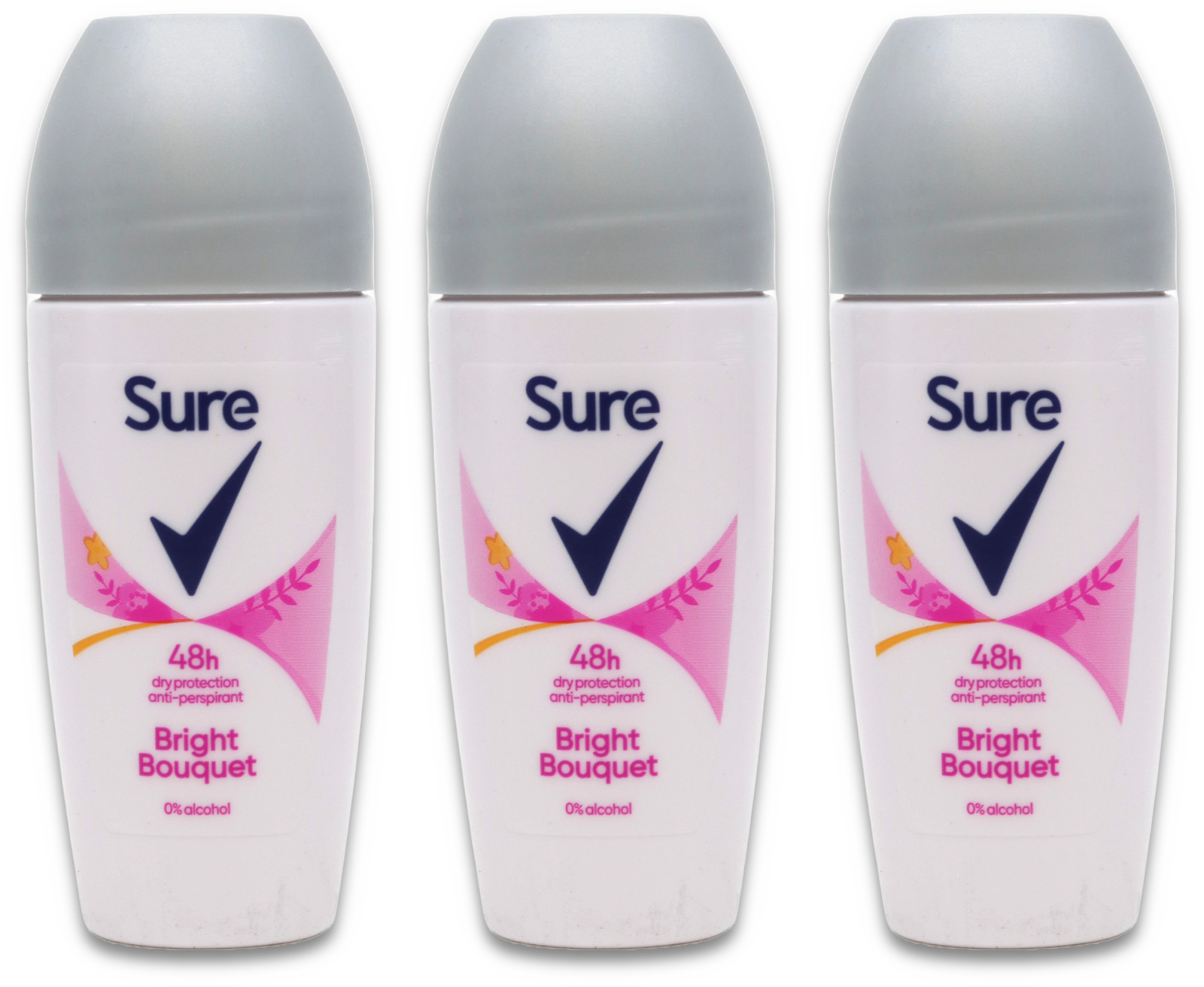 Sure Bright Bouquet Roll-on 48H Anti-perspirant 50ml X 3