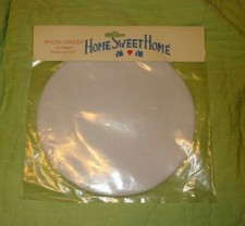 1 Pack of 25 - 8.5" - Favor Tulle Circles Home Sweet Home Wedding USA