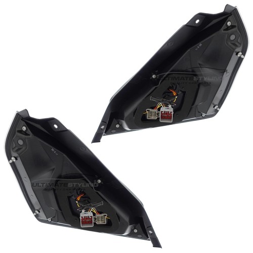 Ford Fiesta Mk7 Mk7.5 2008-2017 LED Dynamic Tinted Smoked Rear Lights Animation - Picture 9 of 12