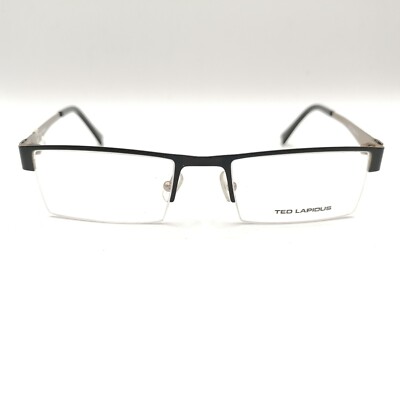 Original TED Lapidus Brille TL119 12 eckig halbrand Metall Neu 52/19 145