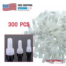 300x Closed End Crimp Cap Terminal Connectors 22-18 16-14 12-10GA AWG Gauge Wire