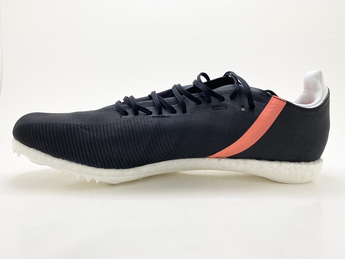 Adidas Mens Adizero Avanti Boost Track & Field Black Shoes Spikes