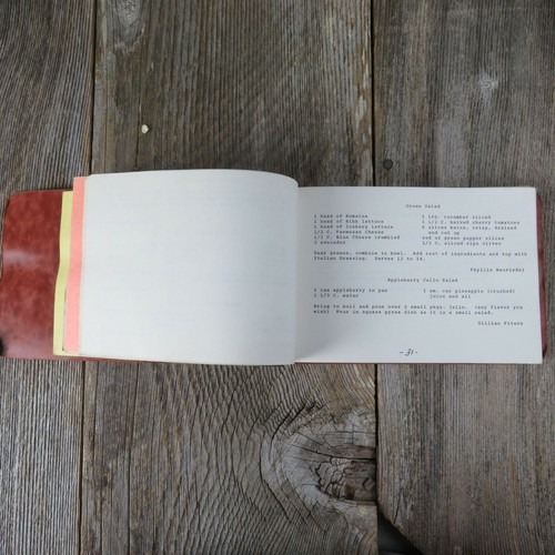 Vintage California Cookbook HEROS Group Community Club H.E.R.O.S Type Written - Picture 8 of 10