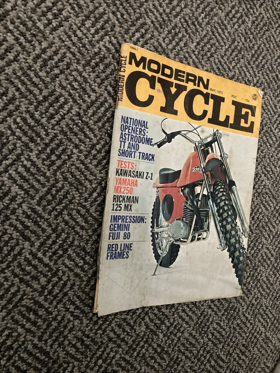 Modern Cycle May 1973 Kawasaki Z-1 Yamaha MX250 Rickman 125MX FUJI