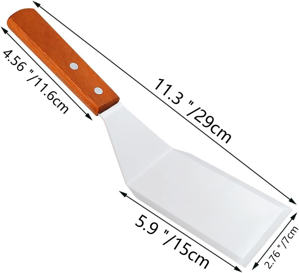 Stainless Steel Spatula,Metal Spatulas for Kitchen Use,Heavy Duty