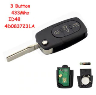 Clé Télécommande Pour Audi A3 TT 8P0837220D 434Mhz ID48 - Foto 8