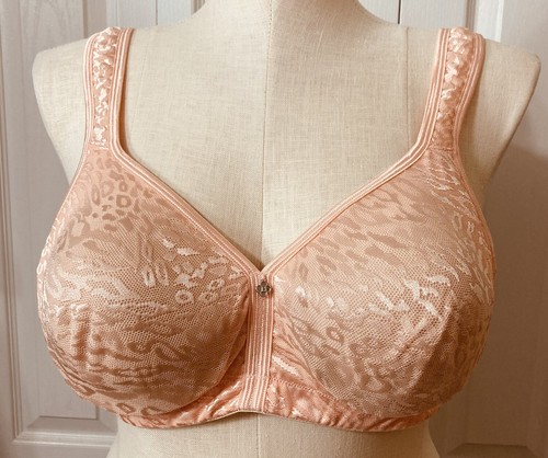 Reggiseno Peach Bralette pizzo overlay stampa leopardata spalline imbottite taglia 44C Breezies - Foto 4 di 14