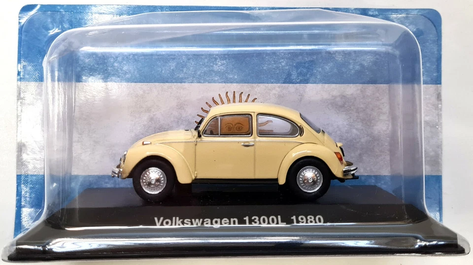 VW Beetle 1300L 1980, Cream, 1:43 Scale Diecast Model (LX28) - Image 2 of 3