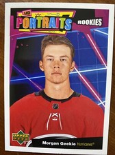 20-21 UD Series 2 Hockey Rookies Portraits P-74 Morgan Geekie