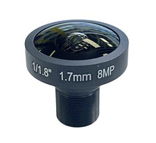8MP 4K M12 Fisheye Lens 1.7mm 1/1.8 Panoramic Camera Wide Angle Machine Vision