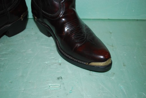 LAREDO 12628 BROWN LEATHER COWBOY BOOTS MENS SIZE 8D - Picture 2 of 15