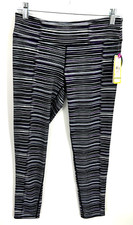 Soybu Leggings Womens Small Gray Purple Spacedye Alegro Activewear Yoga Pants