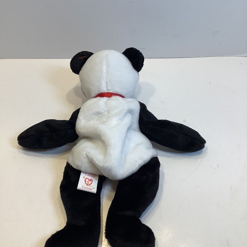 1997 Ty Beanie Babies Retired "FORTUNE" panda bear, New W/Tags. - Picture 2 of 7