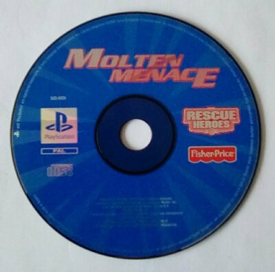 *NUR DISK* Molten Menace Rescue Heroes Playstation 1 One PS1 PSOne PS PSX
