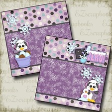 BRRlow ZERO - NPM - 2 Premade Scrapbook Pages - EZ Layout 2664