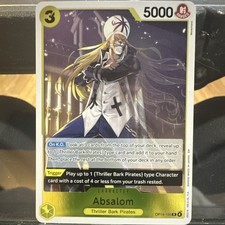 Bandai One Piece CCG Absalom OP14-100 Character Card 5000 Power