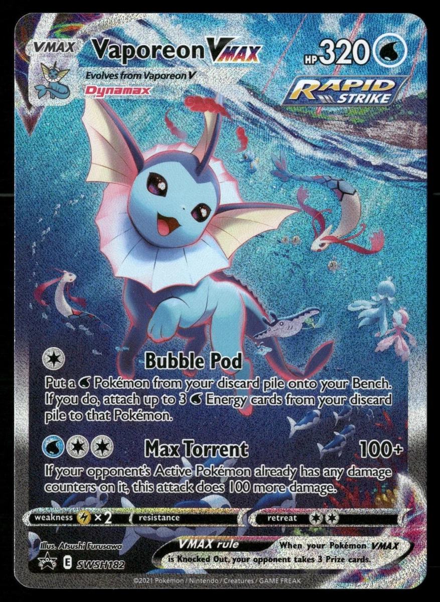 Vaporeon VMAX Pokémon TCG Cards for sale | eBay