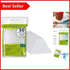 High-Quality 30 Pack of 7mm Hot Glue Sticks - Ideal for Crafting & Repairs 0.30 per stick
