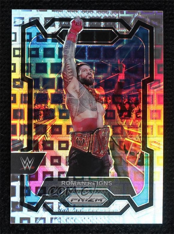2024 Panini Prizm WWE Premium Prizm 7/199 Roman Reigns #191
