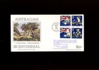 1988 Australian Bicentenary S Muscroft FDC with RAF Cottesmore BF 2177 PS H/S.